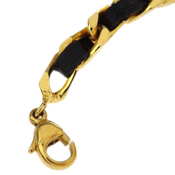 Chanel Bracelet Gold Black 96P - Picture 3 of 4